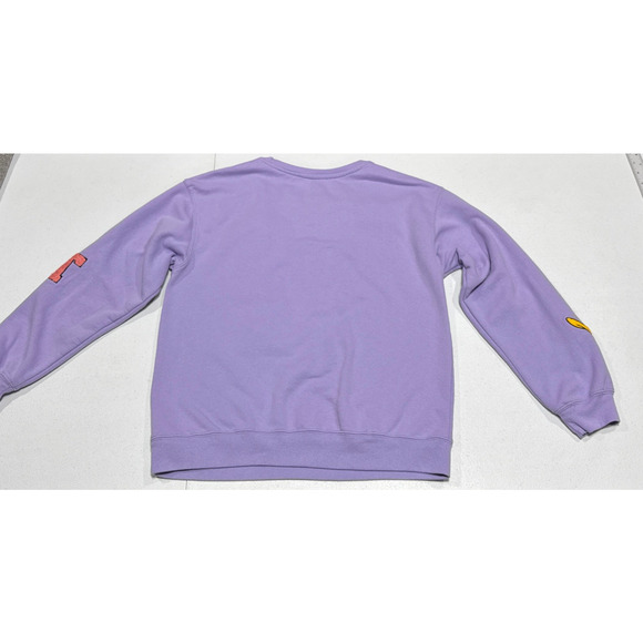 Looney Tunes Womens Juniors L Sweatshirt Embroidered That's All Folks Pullover - Picture 8 of 13